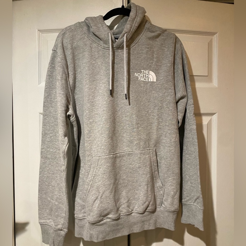 The North Face light grey hoodie